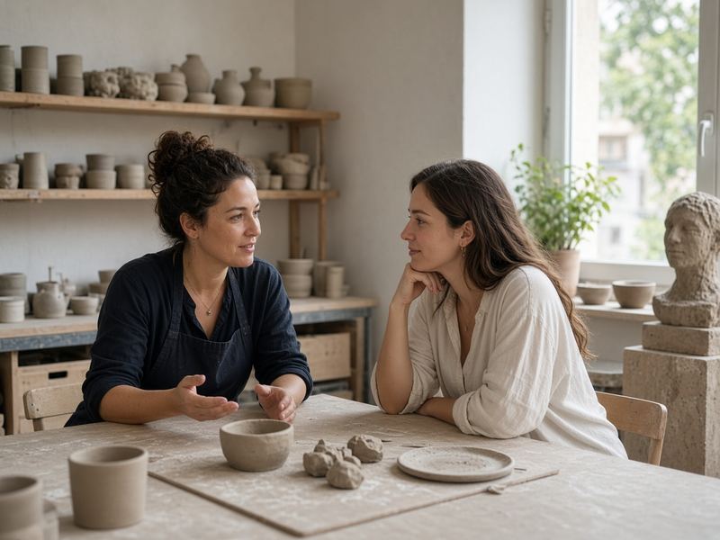 Studio consult at Tidalridge Clay Studio